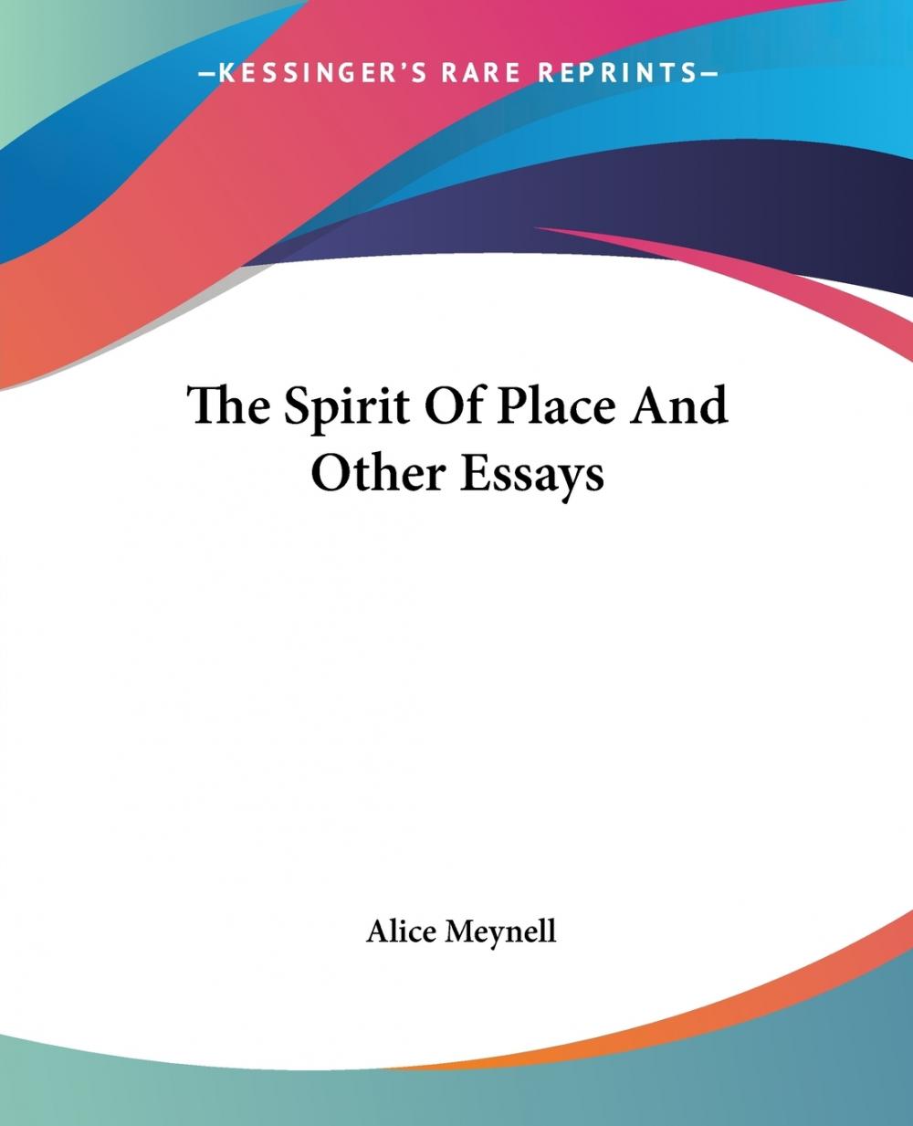 预售 按需印刷 the spirit of place and other essays