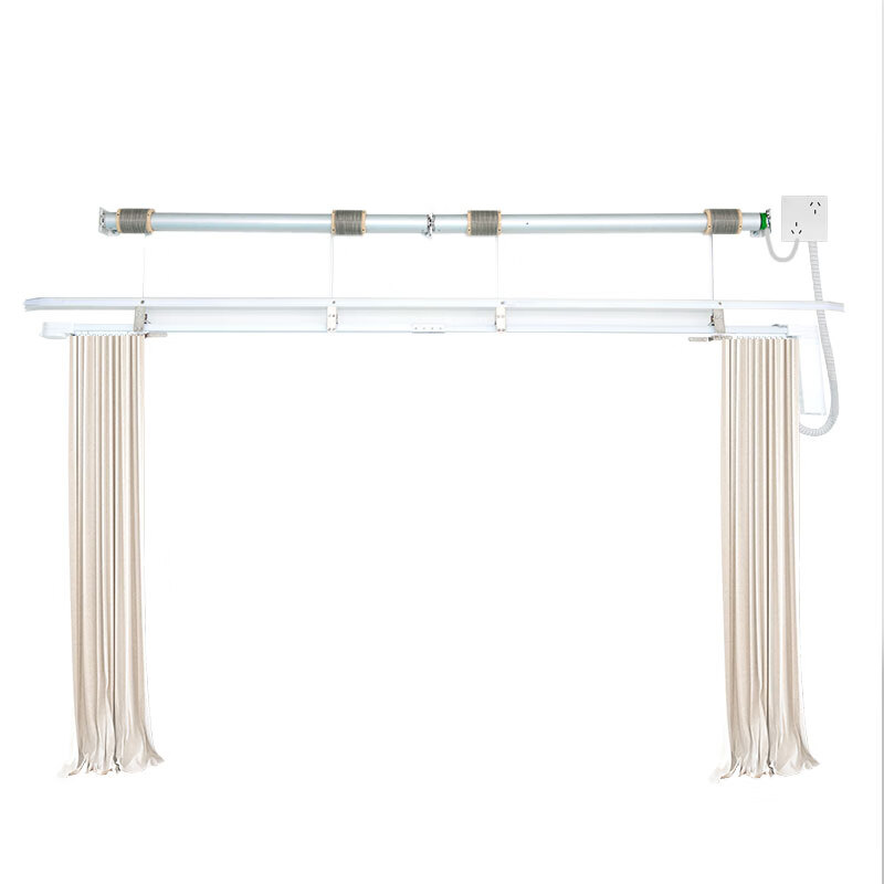 睿爸窗帘电机上下升降 别墅复式楼挑高家用电动窗帘上下升降智能遥控