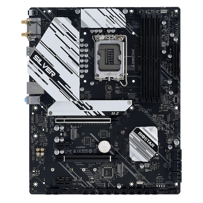 ӳ̩BIOSTAR)Z790A-SILVER WiFi6֧DDR5 CPU 13900K/13700KIntel Z790/LGA 1700)1083.16Ԫȯ