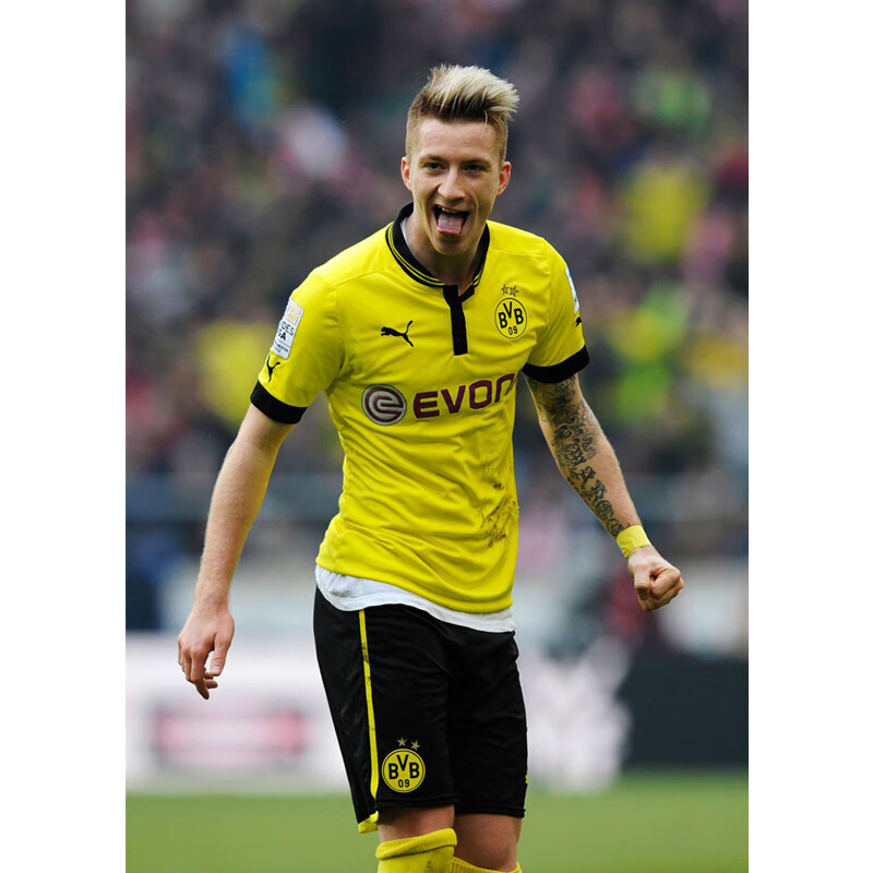 罗伊斯 海报小火箭足球明星高清海报墙贴 卧室宿舍相框挂画墙画 001