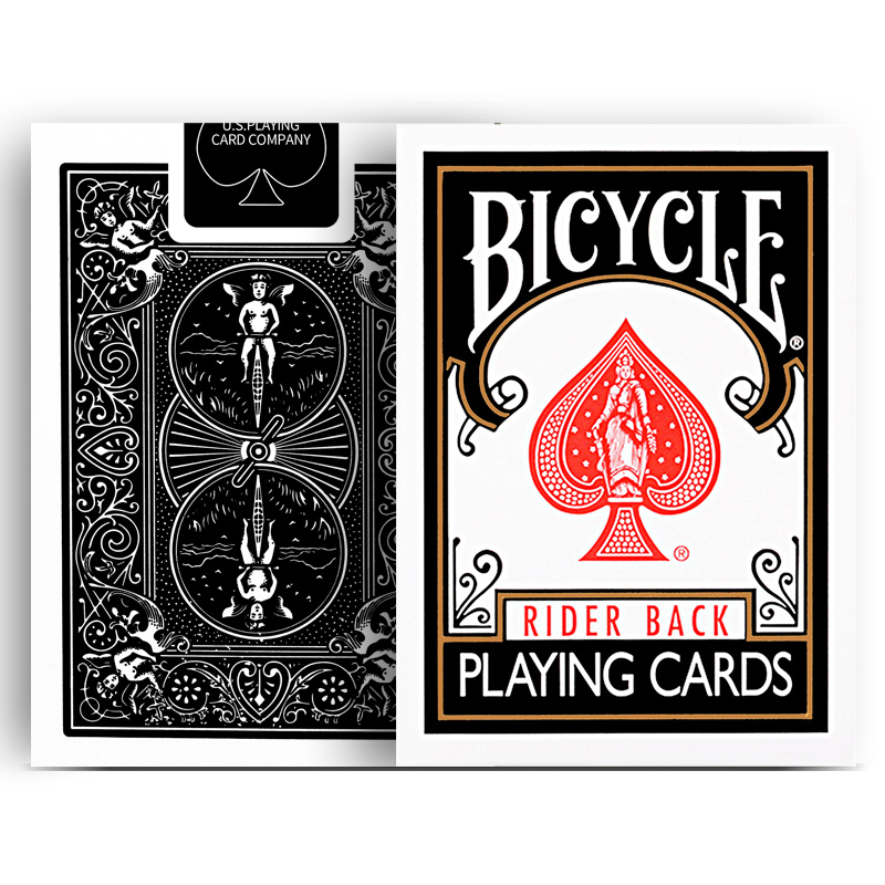 BICYCLE单车扑克牌 魔术花切纸牌 美国进口 经典款黑色