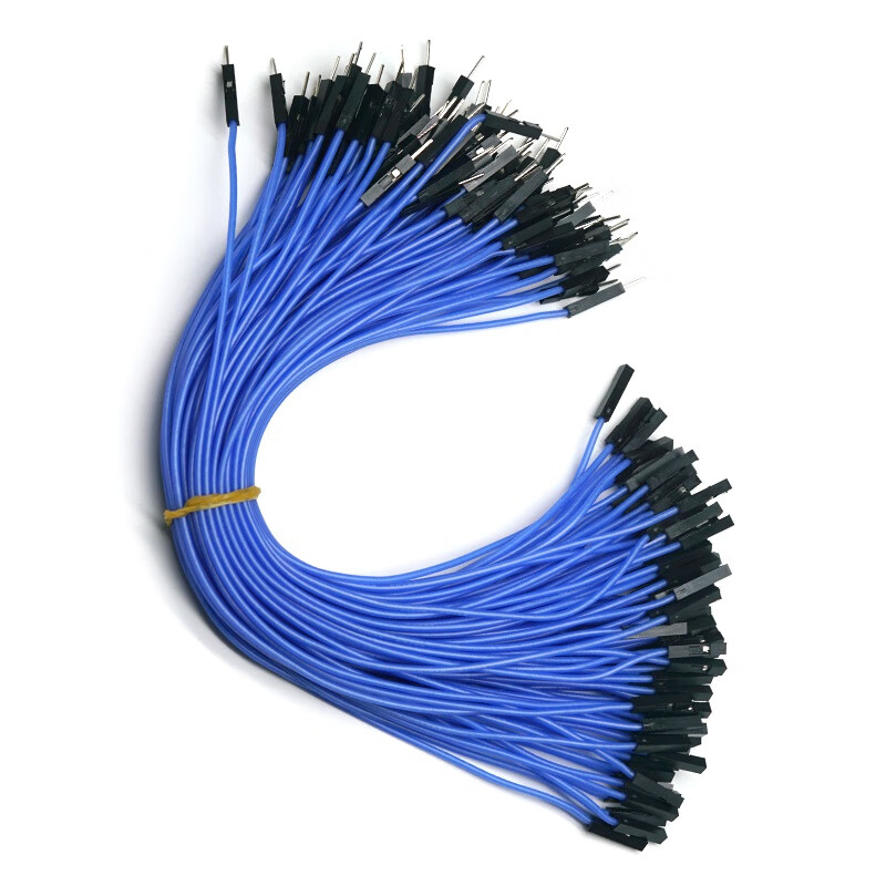 丢石头 1p彩排杜邦线 26awg硅胶绝缘导线 耐高温电子线 实验耗材 100