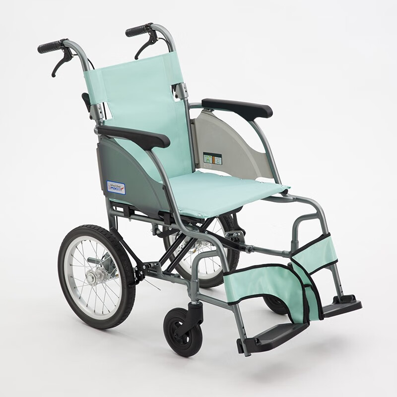 三贵miki轮椅 折叠轻便小超轻量便携简易航钛航太铝合金老年老人残疾