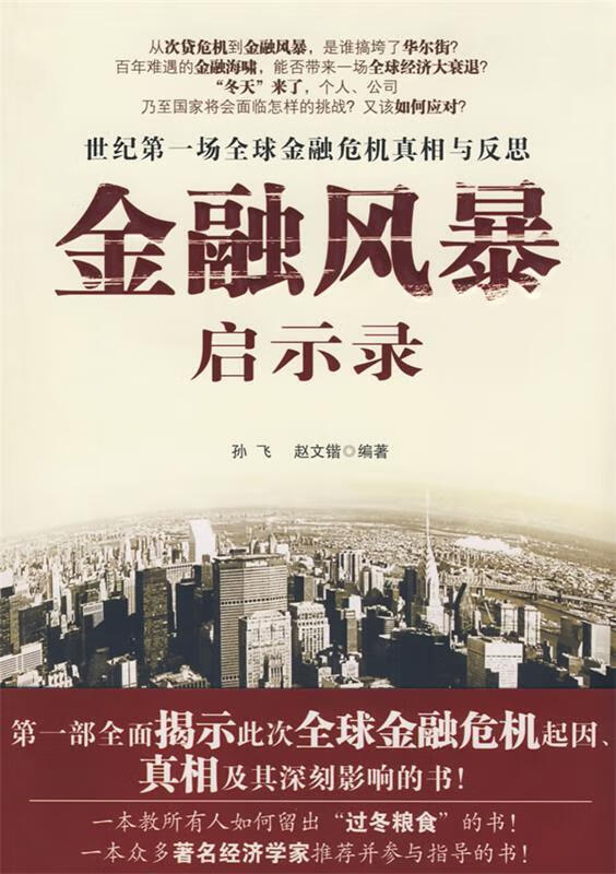 金融风暴启示录 孙飞,赵文锴 编著【正版书】