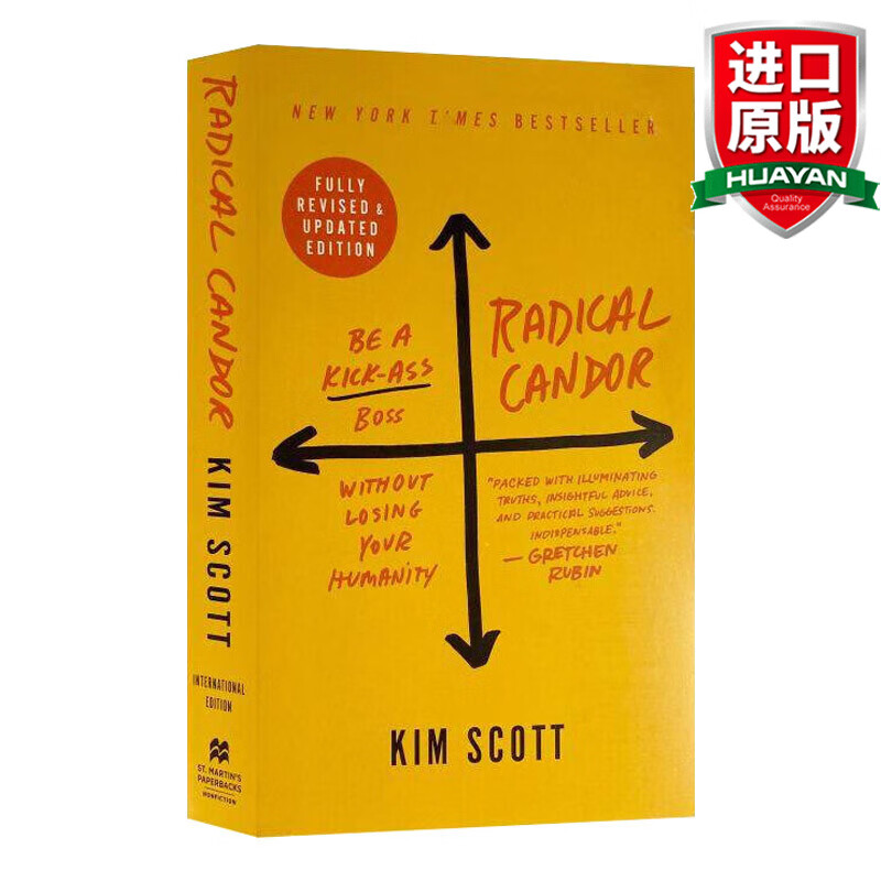 Radical Candor 英文原版 彻底坦白 美版英文版 进口英语原版书籍