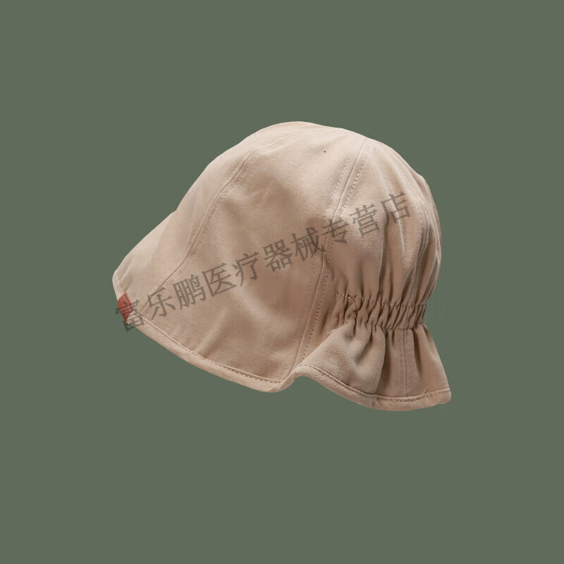 化疗后女帽子 薄款帽子月子帽产后夏季开颅手术后专用帽子包头L 米色 M(56-58cm)