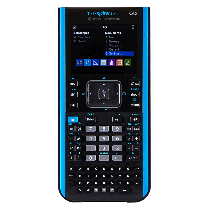 Texas Instruments 德州仪器 彩屏编程图形计算器 TI-Nspire CXCAS 黑蓝色