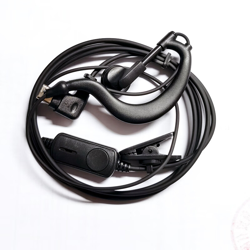 适配gt-12对讲机耳机耳挂式 type-c接口耳机 普通款