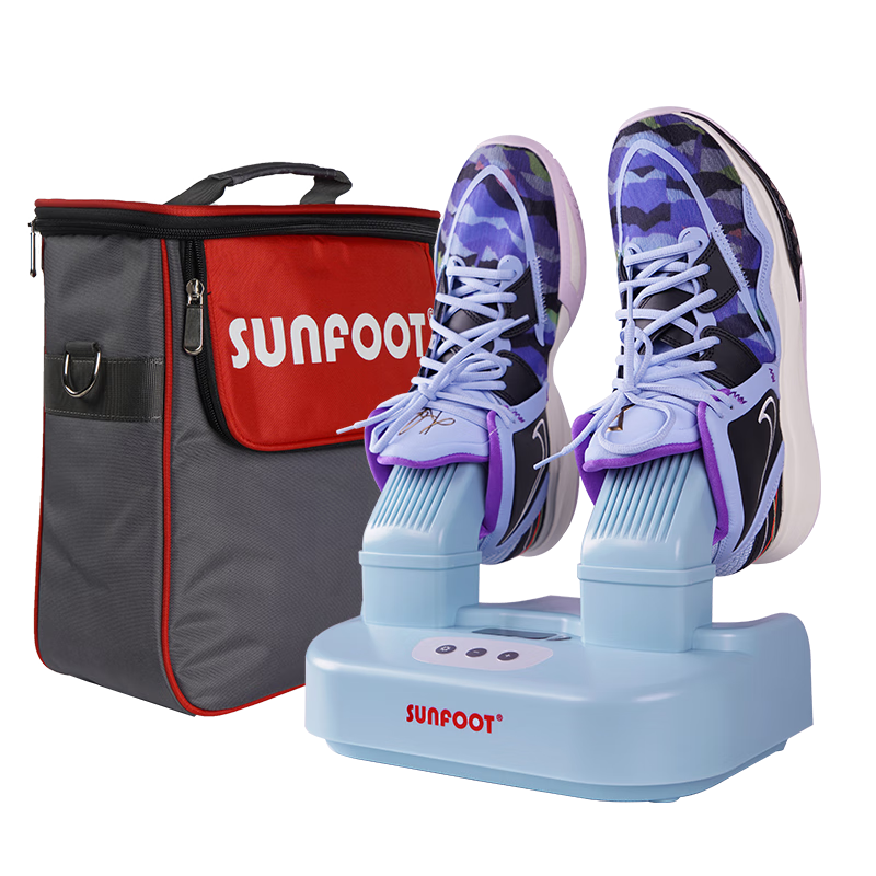 上足（sunfoot）智能臭氧鞋內消菌除臭烘鞋器運動(dòng)鞋皮鞋殺菌除腳氣烘鞋機雨天烘干神器滑雪靴雪地靴適用 冰雪運動(dòng) SF-100藍+包