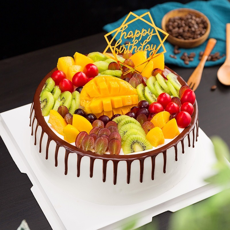 巧克力淋面蛋糕a款 8寸(适合2-4人食用)