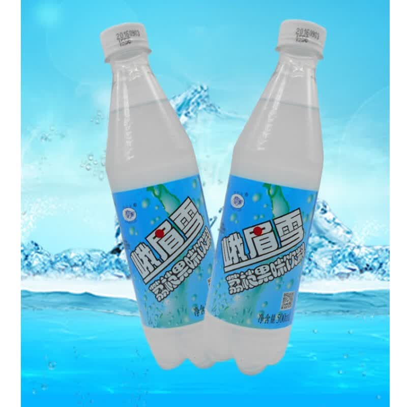峨眉雪四川特产峨眉雪荔枝果味饮料500ml*12瓶汽水饮料公司批发采购