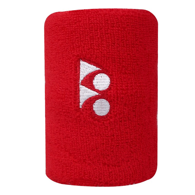 尤尼克斯YONEX篮球羽毛球运动护腕吸汗带护手腕健身护腕 AC-019CR-日落红（单只）