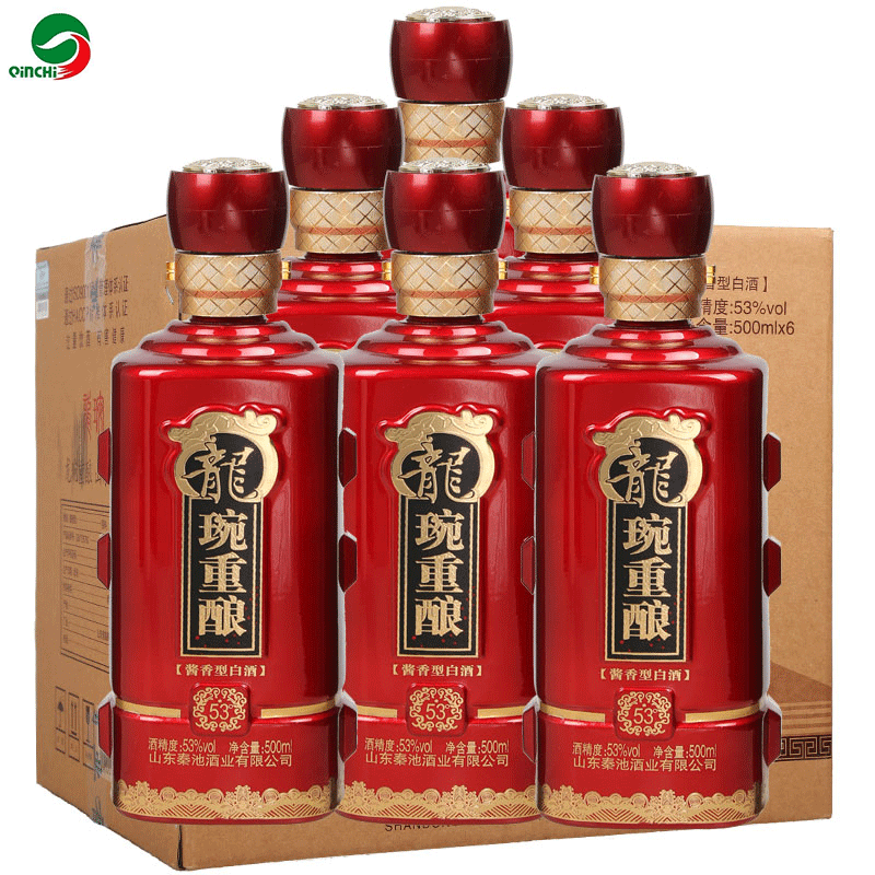 秦池山东名酒秦池龙琬重酿53度山水洞藏35酱香型固态纯粮白酒大曲坤沙