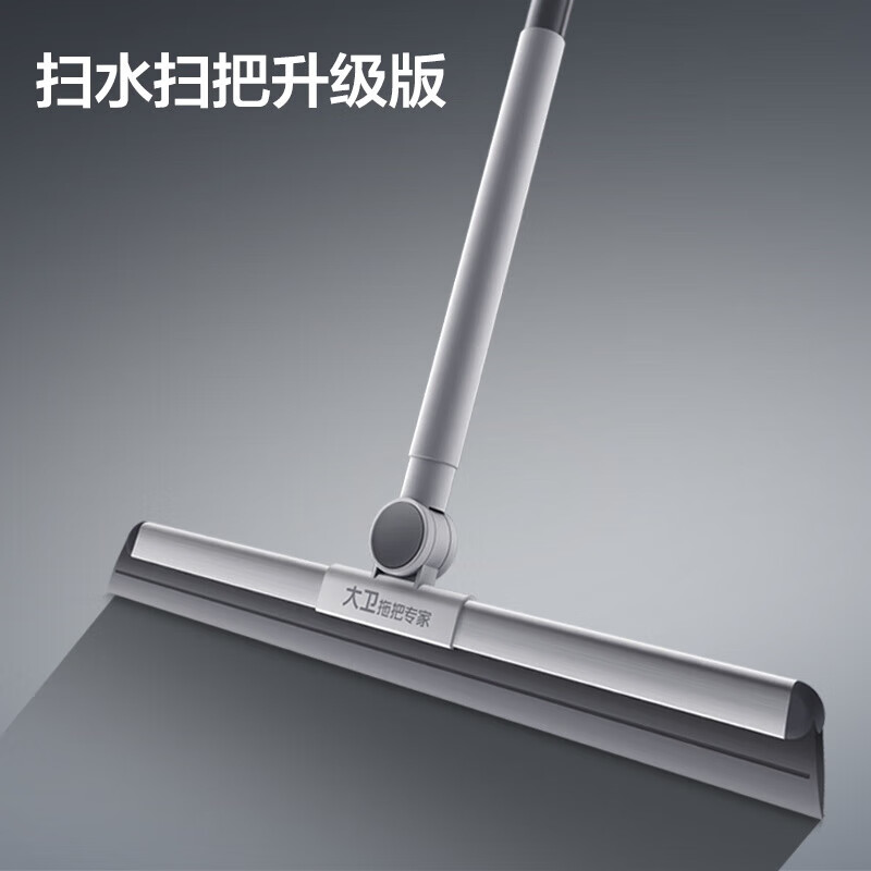 大卫新款不锈钢魔术扫把家用浴室刮地板刮水硅胶卫生间两用升级版F12 刮水扫把 1把 F12