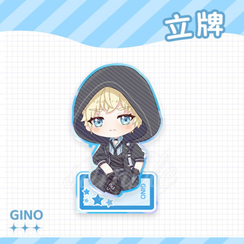 吉斯凡phigros周边 立牌鸠音游美穗钥匙扣igallta吧唧gino弭儿 gino