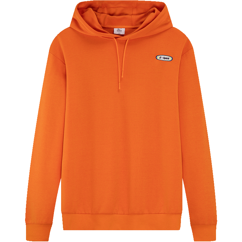 鸿星尔克青春交集丨连帽卫衣男春休闲套头衫针织运动潮流上衣