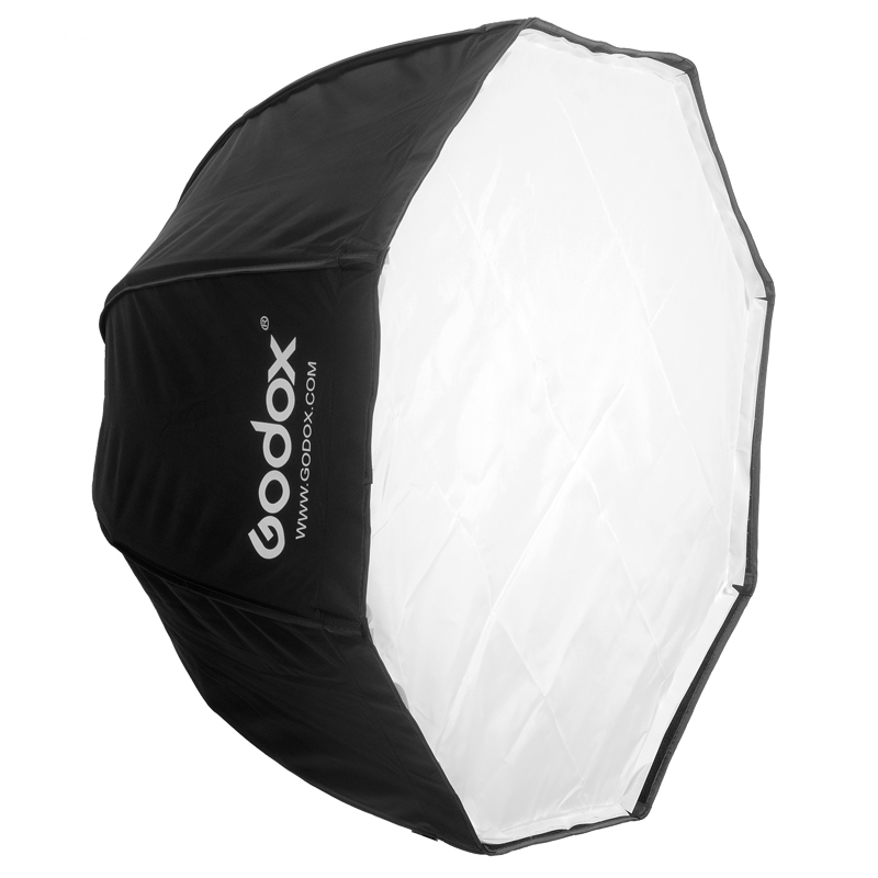 神牛（Godox） 伞式八角柔光箱80CM外拍灯折叠便携柔光箱柔光罩机顶灯箱灯罩 80cm伞式八角（便携款）