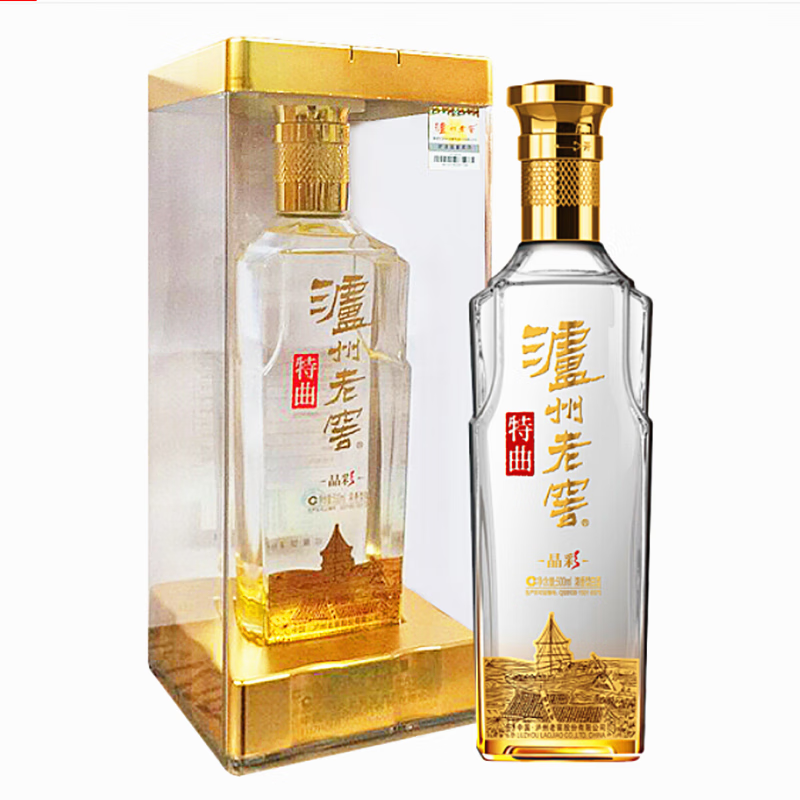 泸州老窖股份出品 泸州老窖特曲晶彩 浓香型白酒500ml 送礼自饮 38度
