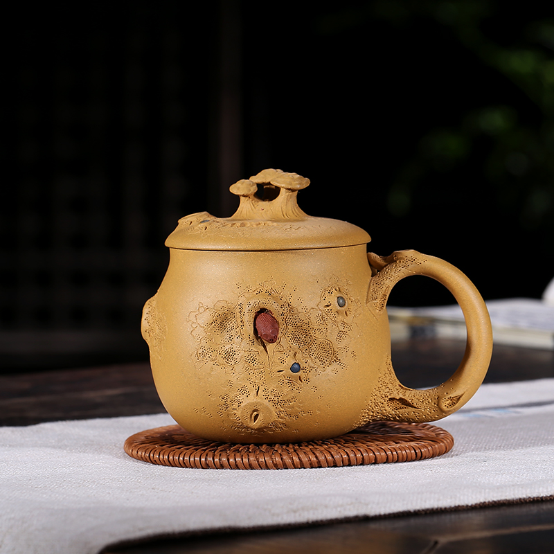 工艺美术师 吴俊 《供春》杯 原矿段泥制作 宜兴紫砂杯 茶杯 茶具