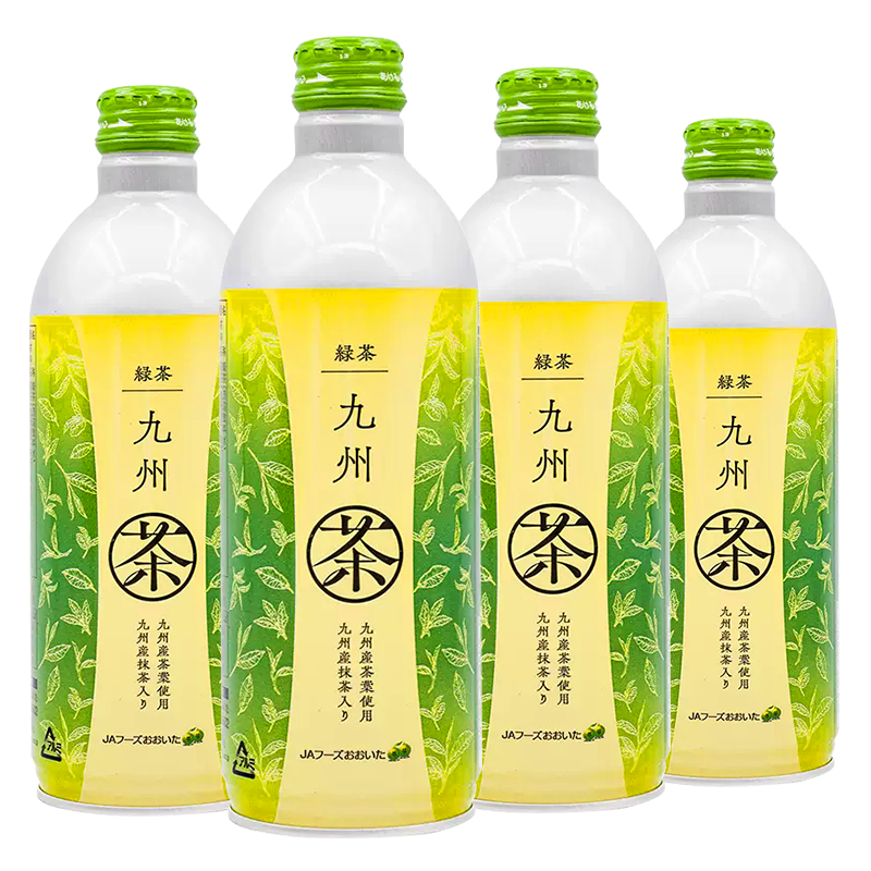 农协日本进口网红九州茶饮料0糖日式下午茶高端铝罐装饮料490ml/瓶 农协九州茶饮料490ml*4瓶