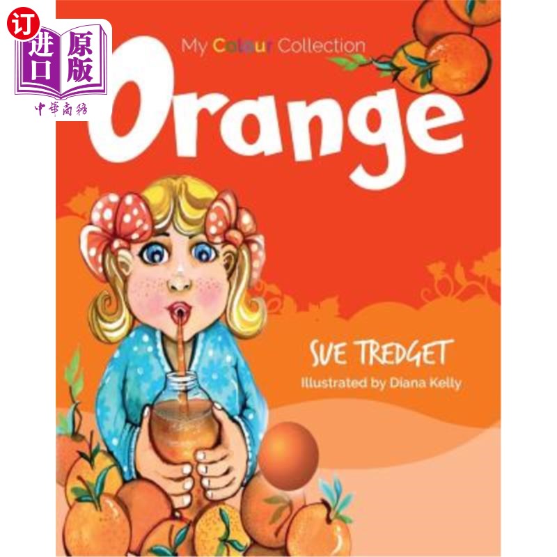 海外直订my colour collection: orange 我的颜色系列:橙色