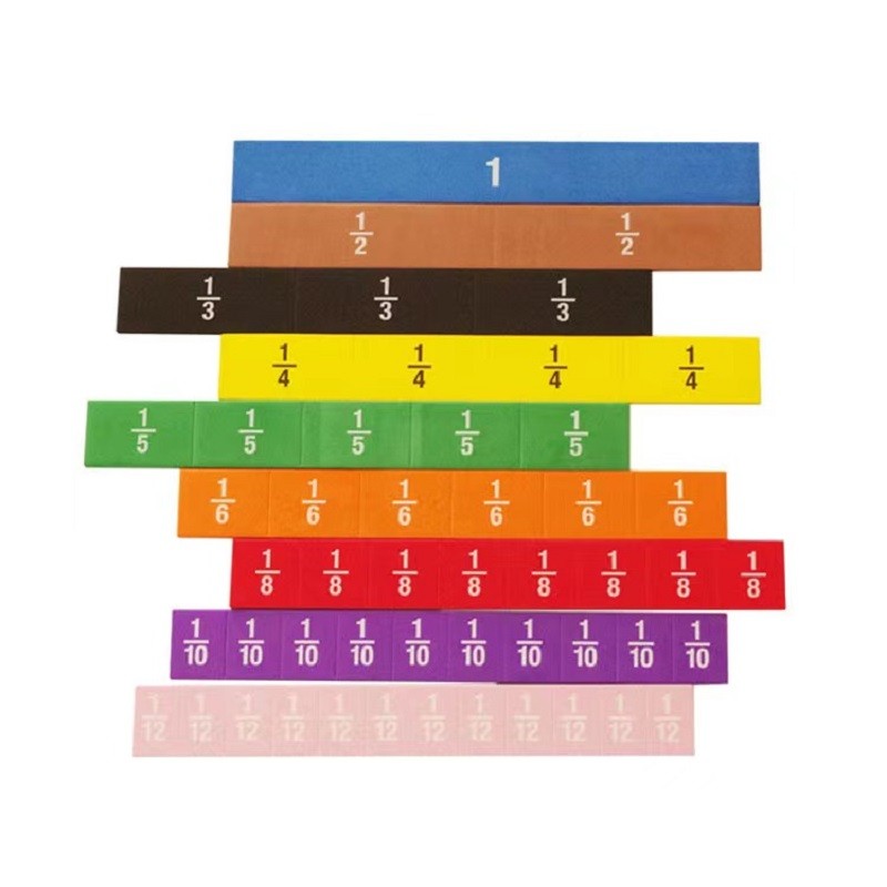 大号 磁性分数问题演示器 小学数学三五年级教具 磁吸附分数墙分数条