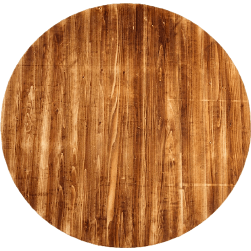 苏购 大圆桌12人家用餐厅宴席婚庆酒店农家乐饭店餐桌实木圆桌面带转盘 1.2米单独桌面