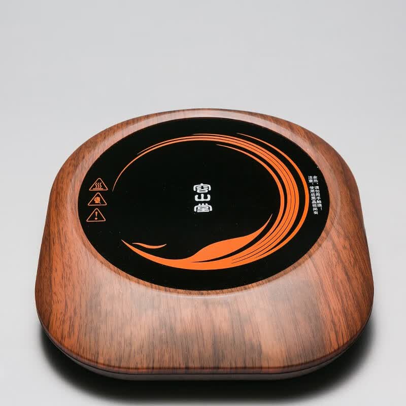 容山堂电陶炉茶炉煮茶器迷你静音蒸茶壶铁壶铜壶银壶陶壶功夫茶具 小悦电陶炉-红棕木怎么看?
