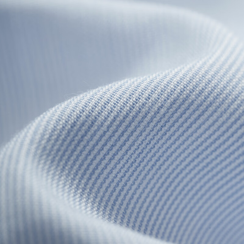 MAYOR男装 秋季ALUMO棉莱赛尔面料蓝色长袖衬衫男 浅蓝 38