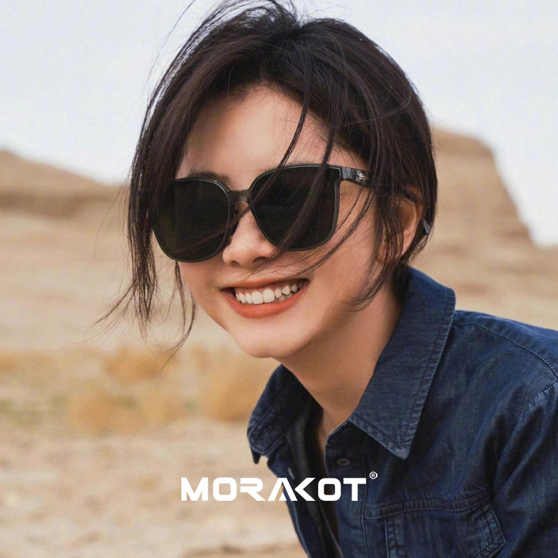 莫拉克 墨镜gm女夏防晒2023新款大脸显瘦太阳镜男防紫外线开车驾驶
