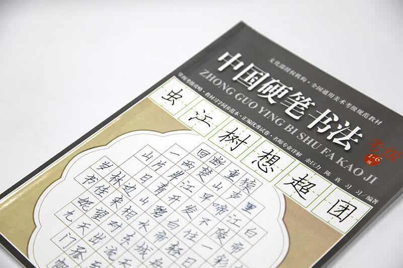 中国硬笔书法考级附练习册考级16级全国通用美术考级规范教材 余巨力