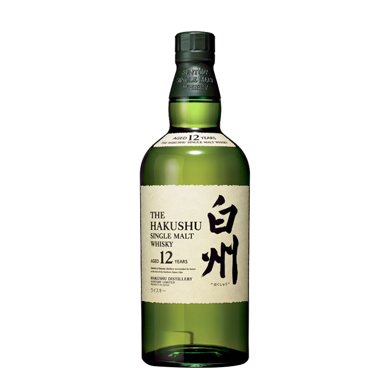 倾酌 白州Hakushu 12年 单一麦芽威士忌700ml 日本原装进口 白州12年