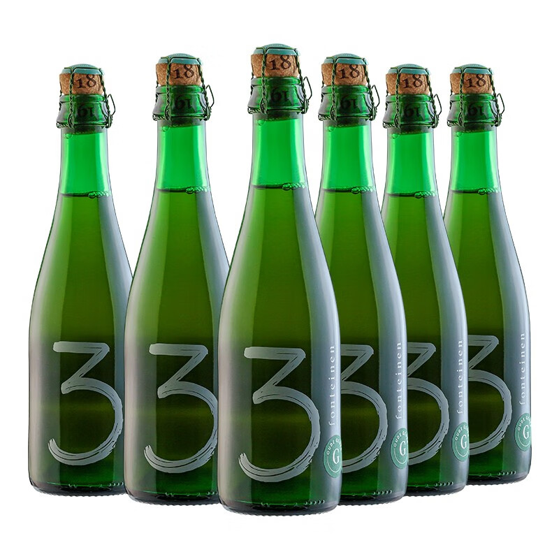 3泉（3 Fonteinen）比利时原装进口精酿啤酒 三泉兰比克天花板 老贵兹系列 酸啤酒 3泉老贵兹啤酒 375mL 6瓶