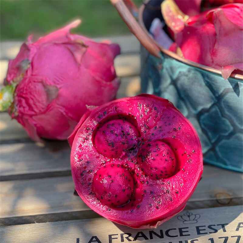 莆鲜海南蜜宝红心火龙果金都一号大果新鲜水果蜜宝新鲜当季水果礼盒 5