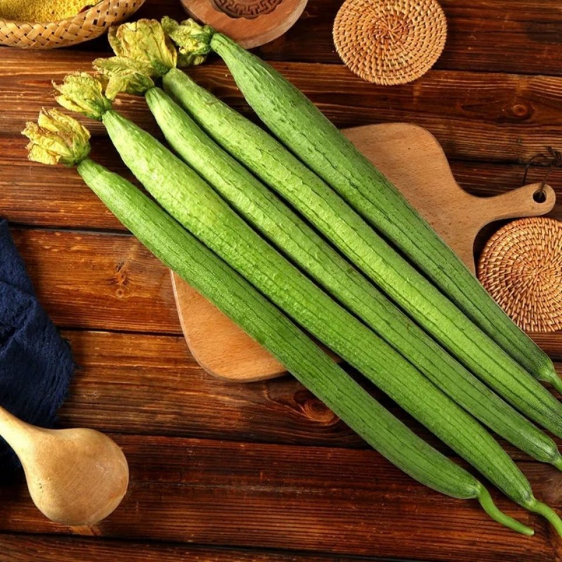 【鲜嫩丝瓜】农家丝瓜新鲜绿皮长丝瓜孕妇青蔬菜 5斤丝瓜泡沫箱精品