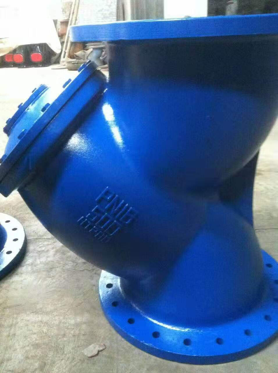 碉凰y型过滤器 g41h16铸铁法兰管道过滤器dn50 100 200 300 400磐之纤