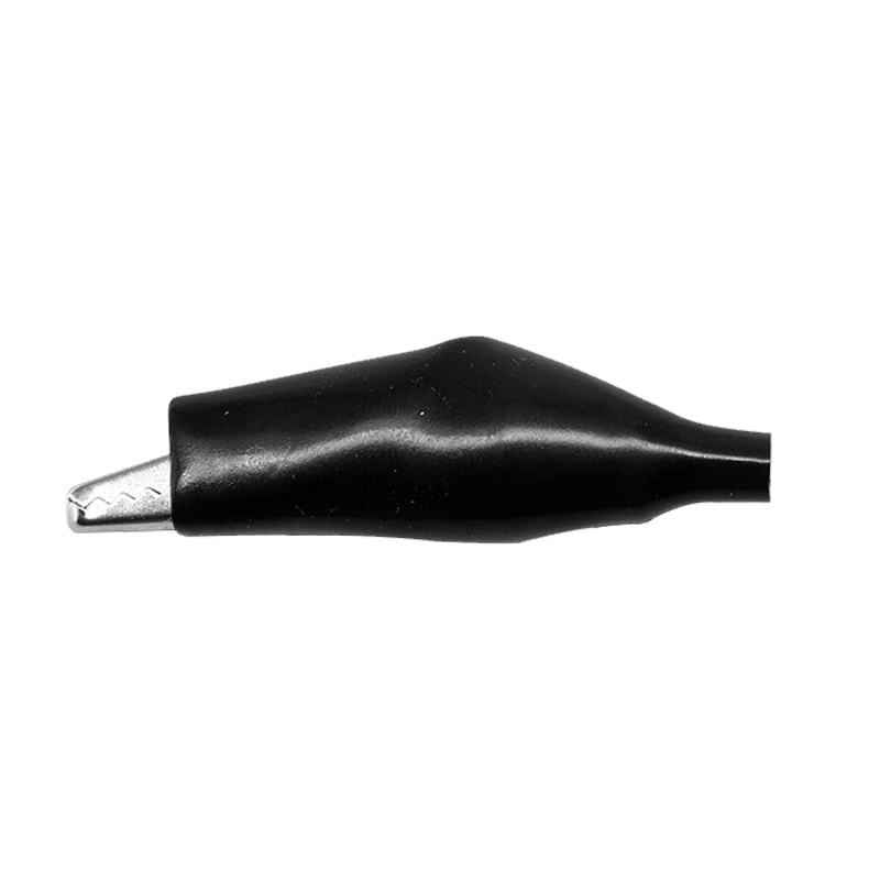 冰禹 BYyn-183 鱷魚夾 護套夾 電瓶夾 電源夾測試夾電源電線夾搭電 45MM大號黑色 50個