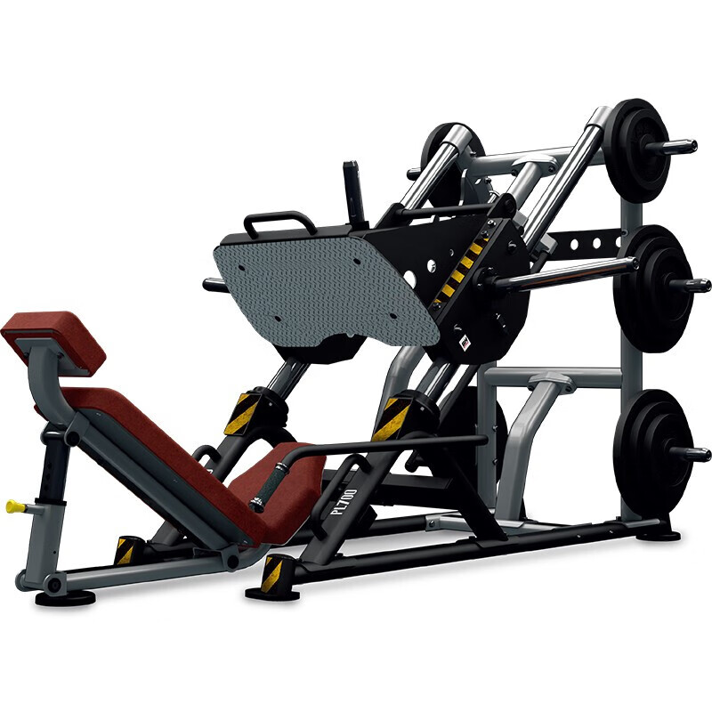 必艾奇(bh)pl700倒蹬机腿部训练45°倒蹬训练器健身器材自由挂片式