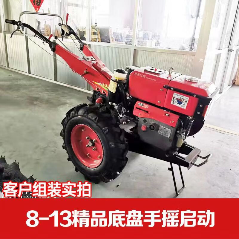 拖拉机开沟机小型农用旋耕机葡萄埋藤机回填机起垄器犁除草轮 12马力