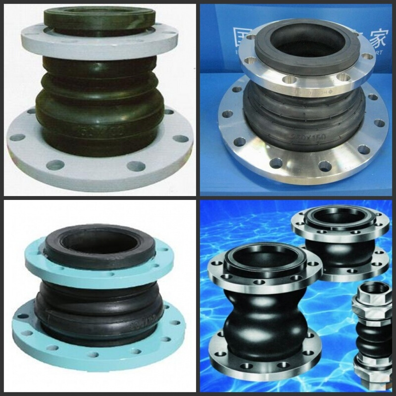 第鑫kxt可曲挠橡胶变径接头kxy法兰橡胶大小头 同心异径接头dn50*100