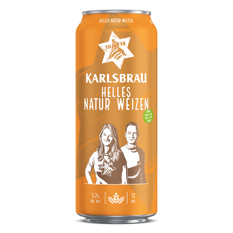 ���ڲ�������˹��³��KARLSBRAU��С��ơ�� 500ml*24�� ����װ �¹����ھ�����Ӫ˫�������´����� 116Ԫ