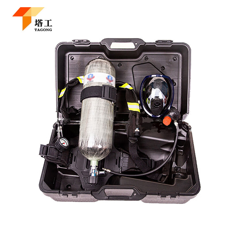 塔工  6.8l碳纤维瓶呼吸器【含手提箱】
