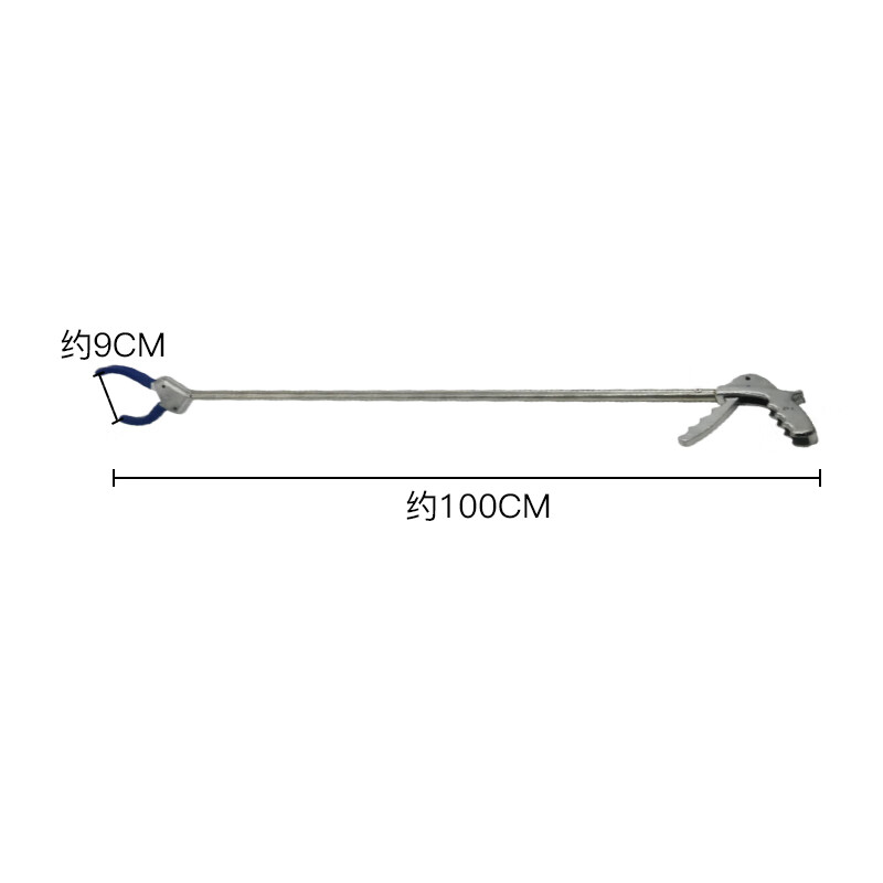 长杆套猪器 抓猪器地猪器捕猪器保定器保定绳长杆抓猪神器兽用设l 铝