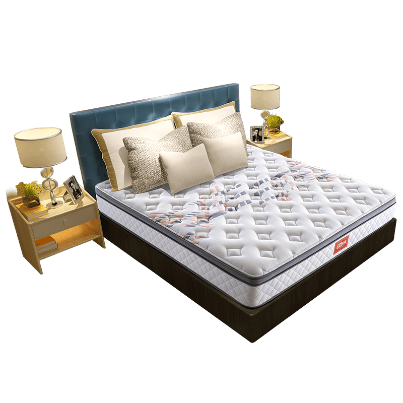 喜临门 91%进口乳胶椰棕/黄麻床垫 贝卡特面料抑菌防螨床垫 独立袋装弹簧软硬两用床垫 芳华1800*2000