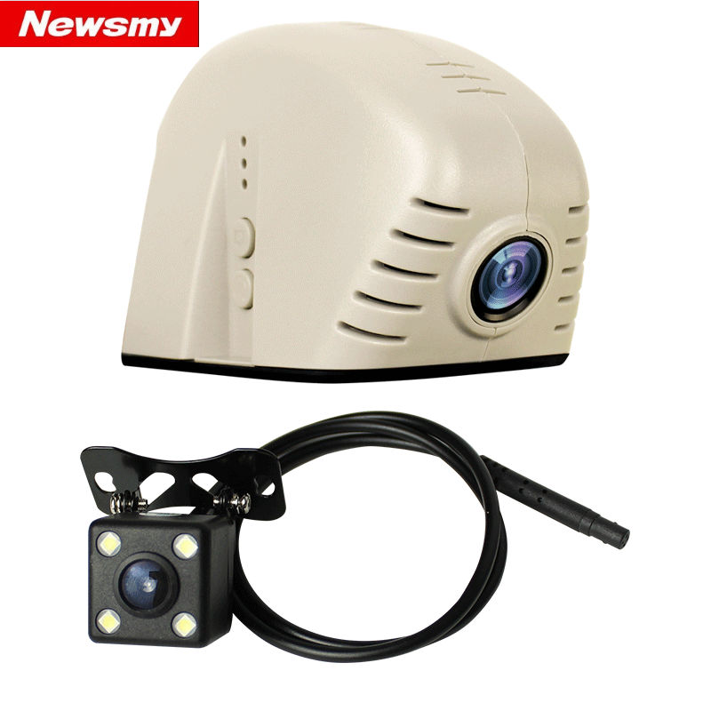 纽曼奥迪q5l q3 q7 a4l a6l a3前后行车记录仪原厂免安装无线高清专用