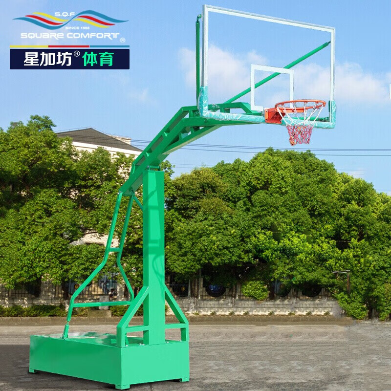 星加坊篮球架平箱箱体式 政企学校采购