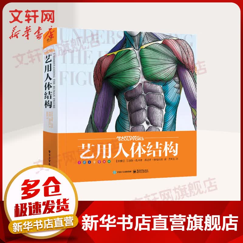 艺用人体结构 全彩三维艺术人体结构 乌迪斯扎林斯 桑迪斯康德拉兹 电子工业出版社