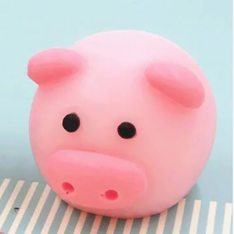 莉手工儿童卡通造型香皂可爱创意洗脸洗手洗澡沐浴肥皂天然精 小猪