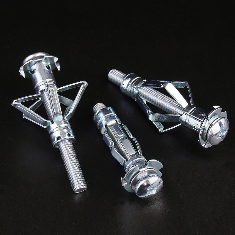 空心砖空心墙膨胀螺丝飞机石膏板膨胀螺丝平头中空壁虎管螺丝多定制