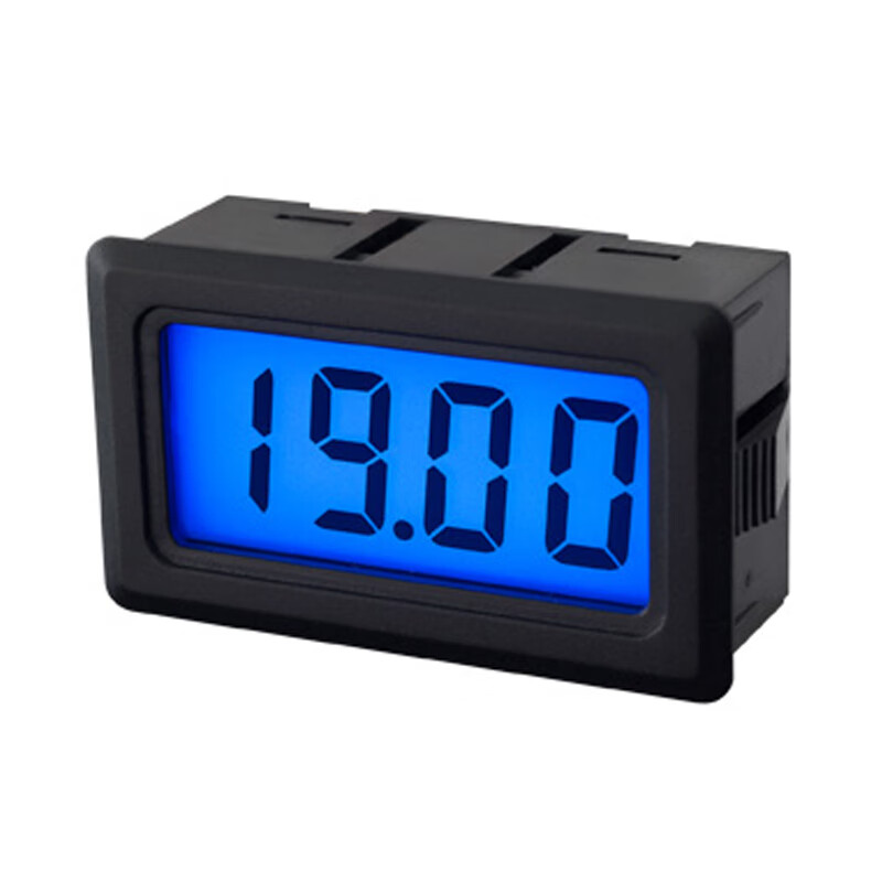 小型高精度数显仪表lcd液晶显示表数字直流电压毫安电流表10v20ma